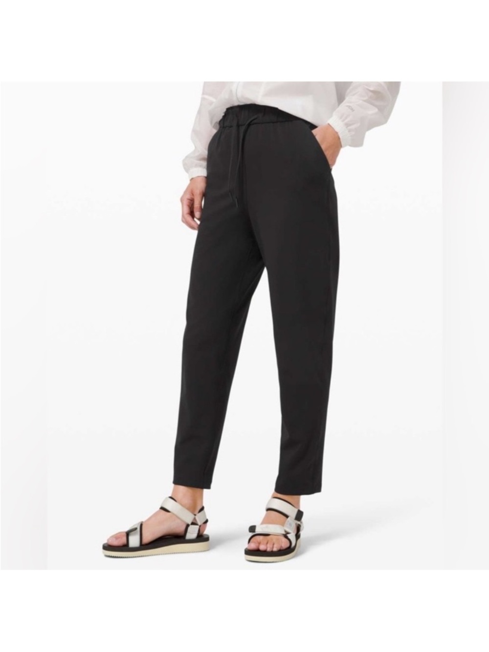 Lululemon Keep Moving 7/8 Pants Black W5DCFS